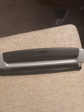 Swingline Silver and Black Tlhree-Hole Paper Punch #74870